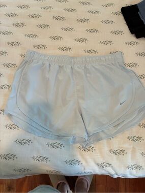 Nike Light Blue Women's Athletic Running Shorts